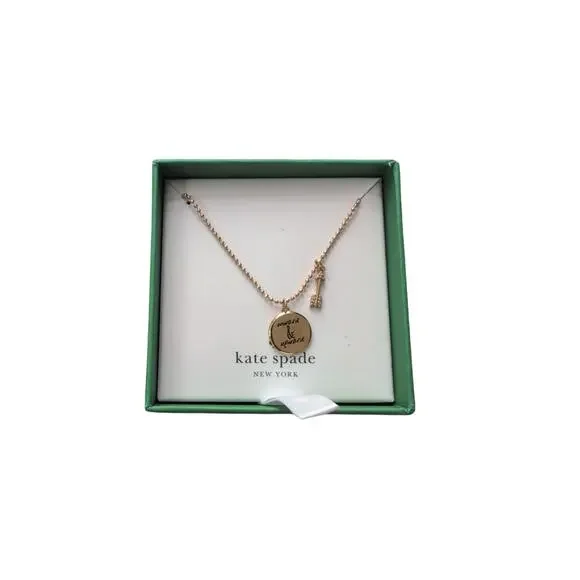 Kate Spade New York “Onward & Upward” Gold Pendant Necklace (NWT) - Picture 2 of 3